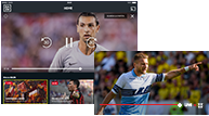 Image of a Phone and Tablet showing DAZN content